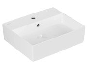 Раковина Villeroy & Boch Memento 2.0 50х42 см с переливом TitanCeram CeramicPlus альпийский белый 4A0750R1