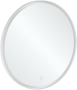 Зеркало в ванную комнату Villeroy & Boch Subway 3.0 91х91 см с подсветкой алюминий белый матовый A4649100