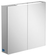 Шкафчик для ванной Villeroy & Boch My View Now 80,7x74,6 см с подсветкой алюминий/зеркало A4398000