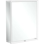 Шкафчик для ванной Villeroy & Boch My View Now 60x75 см с подсветкой алюминий/зеркало A4576L00