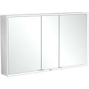Шкафчик для ванной Villeroy & Boch My View Now 130x75 см с подсветкой алюминий/зеркало  A4571300