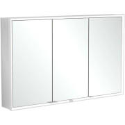 Шкафчик для ванной Villeroy & Boch My View Now 120x75 см с подсветкой алюминий/зеркало  A4561200