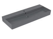 Раковина Villeroy & Boch Memento 2.0 120х47 см с переливом TitanCeram CeramicPlus графит 4A22C5I4