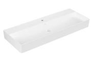 Раковина Villeroy & Boch Memento 2.0 120х47 см без перелива TitanCeram CeramicPlus каменный белый 4A22C2RW