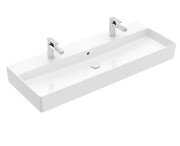 Раковина Villeroy & Boch Memento 2.0 120х47 см з переливом шліфована TitanCeram CeramicPlus альпійський білий 4A22CKR1