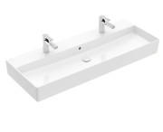 Раковина Villeroy & Boch Memento 2.0 120х47 см з переливом шліфована TitanCeram CeramicPlus альпійський білий 4A22CKR1