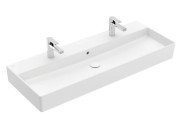 Раковина Villeroy & Boch Memento 2.0 120х47 см з переливом TitanCeram CeramicPlus кам'яний білий 4A22C4RW