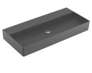 Раковина Villeroy & Boch Memento 2.0 100х47 см без перелива TitanCeram CeramicPlus графит 4A22A3I4
