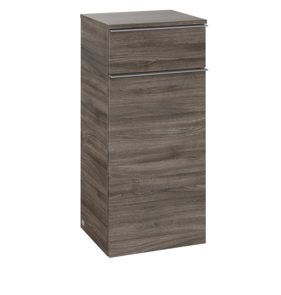 Шкафчик для ванной Villeroy & Boch Venticello 40,4х37,2 см петли справа ДСП каменный дуб/ручка хром A95011RK