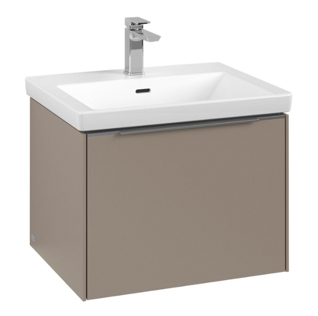 Тумба под раковину Villeroy & Bo ch Subway 3.0 57,2х42,9 см ДСП/алюминий таупC57700VM