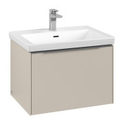 Тумба под раковину Villeroy & Boch Subway 3.0 62,2х42,9 см ДСП/алюминий серый кашемир C57500VN