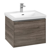 Тумба под раковину Villeroy & Boch Subway 3.0 57,2х42,9 см ДСП/алюминий дуб каменный C57700RK