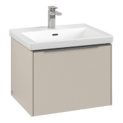 Тумба под раковину Villeroy & Boch Subway 3.0 57,2х42,9 см ДСП/алюминий серый кашемир C57700VN