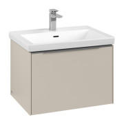 Тумба под раковину Villeroy & Boch Subway 3.0 62,2х42,9 см ДСП/алюминий серый кашемир C57500VN