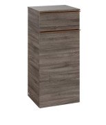 Шафка для ванної Villeroy & Boch Venticello 40,4х37,2 см петлі праворуч ДСП кам'яний дуб/ручка мідь A95015RK