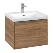 Тумба під раковину Villeroy & Boch Subway 3.0 57,2х42,9 см ДСП/алюміній дуб канзас C57700RH