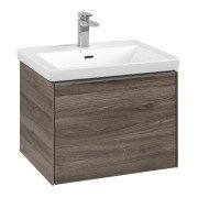 Тумба под раковину Villeroy & Boch Subway 3.0 57,2х42,9 см ДСП/алюминий дуб каменный C57700RK