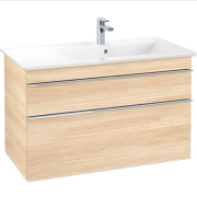 Тумба под раковину Villeroy & Boch Venticello 95,3х50,2 см ДСП вяз печатный/ручка хром A92801PN