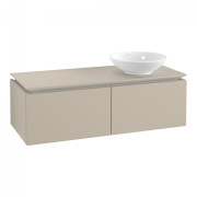 Тумба під раковину Villeroy & Boch Legato 120х38 см ДСП/ДСП ніжно-сірий B58100VK