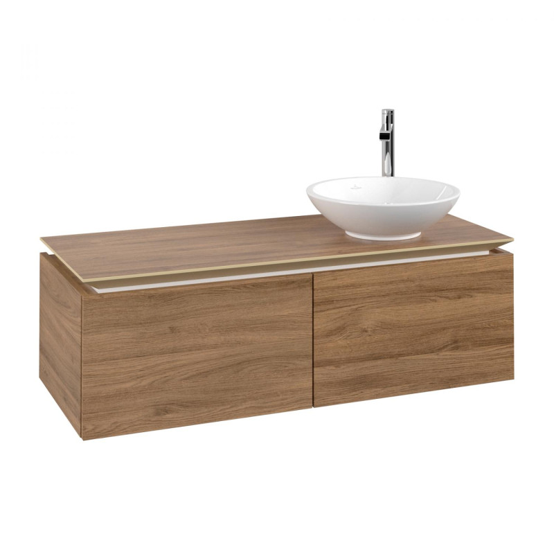 Тумба під раковину Villeroy & Boch Legato 120х38 см ДСП/ДСП дуб канзас B58100RH