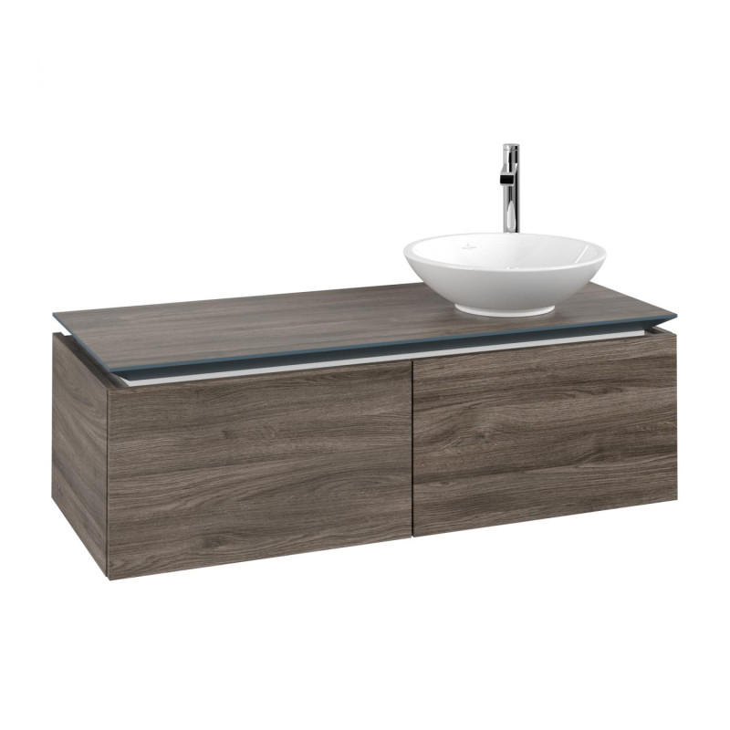 Тумба под раковину Villeroy & Boch Legato 120х38 см ДСП/ДСП каменный дуб B58100RK