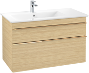 Тумба під раковину Villeroy & Boch Venticello 95,3х50,2 см ДСП північний дуб/ручка мідь A92705VJ