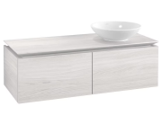 Тумба під раковину Villeroy & Boch Legato 120х38 см ДСП/ДСП біле дерево B58100E8