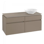 Тумба под раковину Villeroy & Boch Legato 120х55 см ДСП/ДСП трюфель серый B58200VG