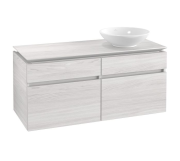 Тумба під раковину Villeroy & Boch Legato 120х55 см ДСП біле дерево B58200E8