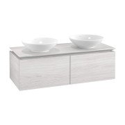 Тумба під раковину Villeroy & Boch Legato 120х38 см ДСП біле дерево B58300E8