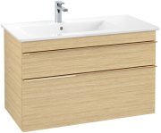 Тумба під раковину Villeroy & Boch Venticello 95,3х50,2 см ДСП північний дуб/ручка мідь A92705VJ