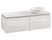 Тумба под раковину Villeroy & Boch Legato 120х38 см ДСП/ДСП белое дерево B58100E8