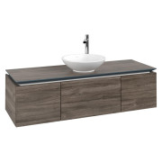 Тумба під раковину Villeroy & Boch Legato 140х38 см ДСП кам'яний дуб B58500RK