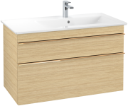 Тумба під раковину Villeroy & Boch Venticello 95,3х50,2 см ДСП північний дуб/ручка мідь A92805VJ