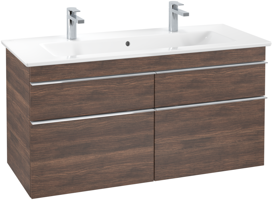 Тумба под раковину Villeroy & Boch Venticello 115,3х50,2 см ДСП дуб аризона/ручка хром A92901VH