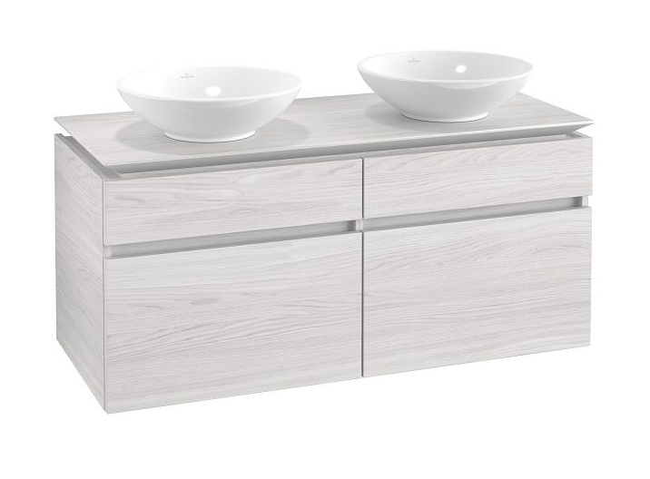 Тумба под раковину Villeroy & Boch Legato 120х55 см ДСП белое дерево B58400E8