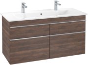 Тумба під раковину Villeroy & Boch Venticello 115,3х50,2 см ДСП дуб аризона/ручка хром A92901VH