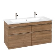 Тумба под раковину Villeroy & Boch Venticello 115,3х50,2 см ДСП дуб канзас/ручка хром A92901RH
