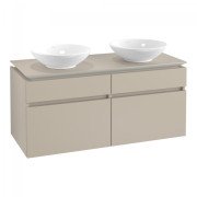Тумба під раковину Villeroy & Boch Legato 120х55 см ДСП ніжно-сірий B58400VK