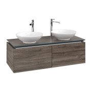 Тумба під раковину Villeroy & Boch Legato 120х38 см ДСП кам'яний дуб B58300RK