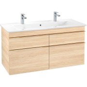 Тумба під раковину Villeroy & Boch Venticello 115,3х50,2 см ДСП в'яз друкарський/ручка мідь A92905PN