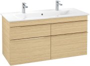 Тумба под раковину Villeroy & Boch Venticello 115,3х50,2 см ДСП северный дуб/ручка медь A92905VJ