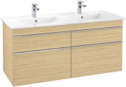Тумба під раковину Villeroy & Boch Venticello 125,3х50,2 см ДСП північний дуб/ручка хром A93001VJ