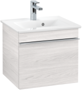 Тумба под раковину Villeroy & Boch Venticello 46,6х42,5 см ДСП/МДФ белое дерево/ручка хром A93101E8