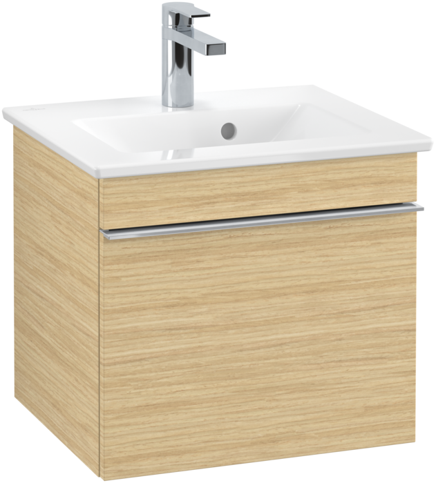 Тумба под раковину Villeroy & Boch Venticello 46,6х42,5 см ДСП северный дуб/ручка хром A93101VJ