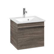 Тумба під раковину Villeroy & Boch Venticello 46,6х42,5 см ДСП кам'яний дуб/ручка хром A93101RK