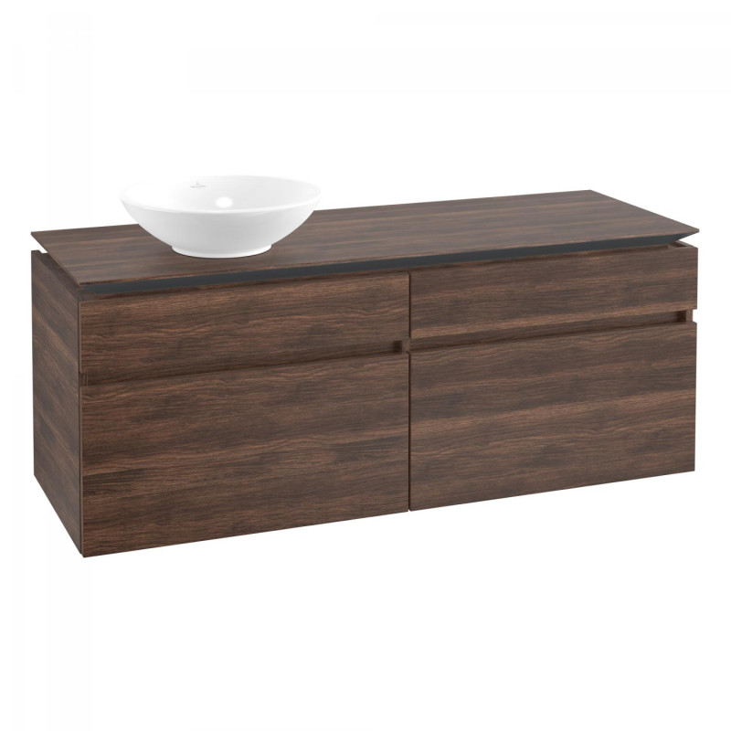 Тумба под раковину Villeroy & Boch Legato 140х55 см ДСП дуб аризона B58800VH