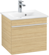 Тумба под раковину Villeroy & Boch Venticello 46,6х42,5 см ДСП северный дуб/ручка алюминий белый A93102VJ