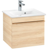 Тумба под раковину Villeroy & Boch Venticello 46,6х42,5 см ДСП вяз печатный/ручка медь A93105PN