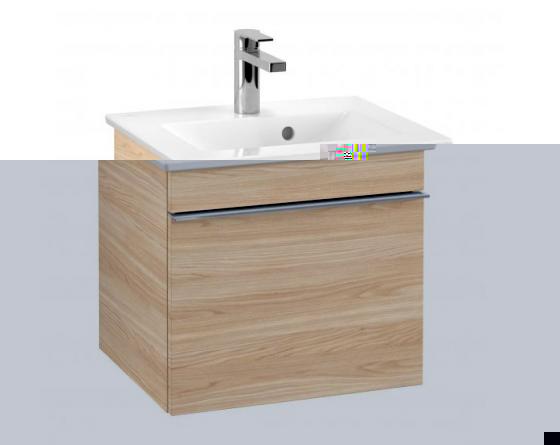 Тумба под раковину Villeroy & Boch Venticello 46,6х42,5 см ДСП вяз печатный/ручка хром A93101PN